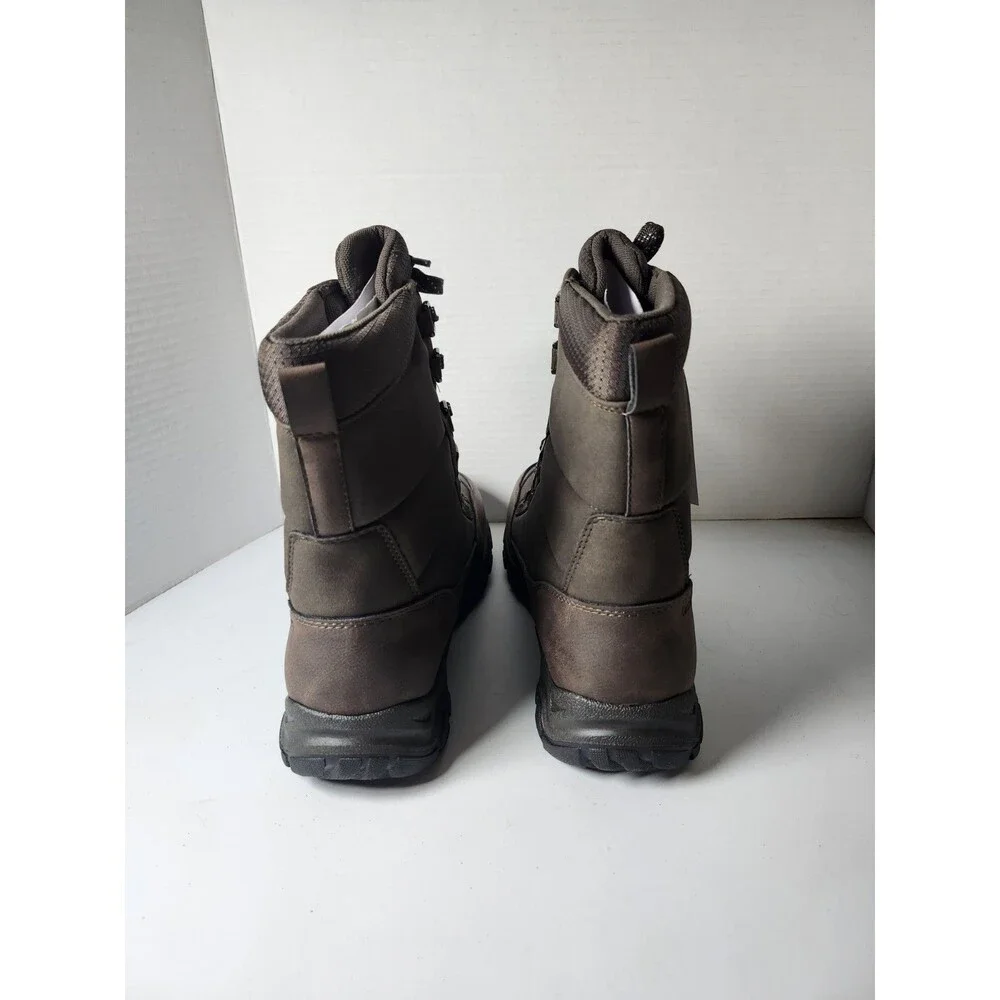 Lands End Expedition Trail Waterproof Boots Mens Size 8 Brown Lace Up Winter